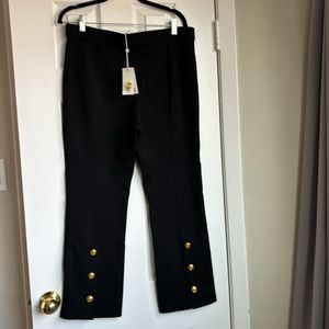 Tory Burch Black Ponte Flare Pant NWT